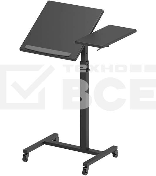Стойка для телевизора Kromax OMEGA-10, макс. 15кг, напольный, наклон, черный