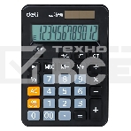 Калькулятор настольный Deli EM210 черный 12-разр., фото 1