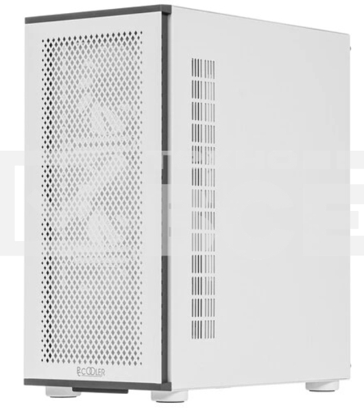 Компьютерный корпус PcCooler ME200 MESH WH белый-черный без БП ATX 3x120mm 2xUSB3.0 audio bott PSU
