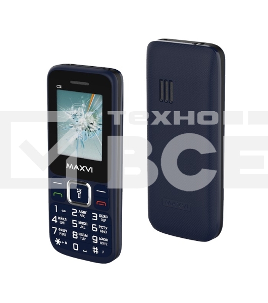 Мобильный телефон Maxvi C3i маренго