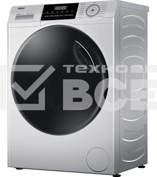 Стиральная машина Haier HWD70-BP14929S серебристый, загрузка фронтальная 7 кг, 4 кг - сушка, 1400 об/мин, класс: B