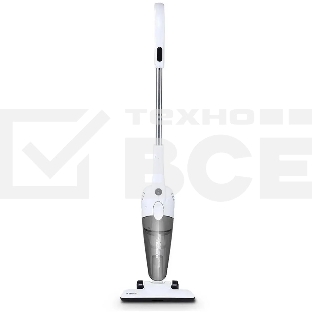 Пылесос вертикальный Deerma DX118C белый/серый, питание от сети, 140 Вт, уборка сухая, пылесборник 1.2 л