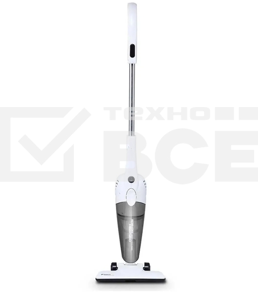 Пылесос вертикальный Deerma DX118C белый/серый, питание от сети, 140 Вт, уборка сухая, пылесборник 1.2 л