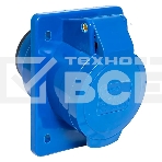 Розетка стационарная внутренняя EKF 423 ps-423-32-220 32А 220В 2P+E IP44, фото 1