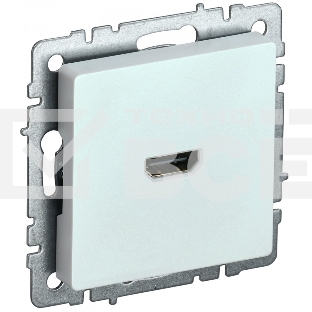 Розетка HDMI IEK BRITE РHDMI-0-БрЖ жемчуг