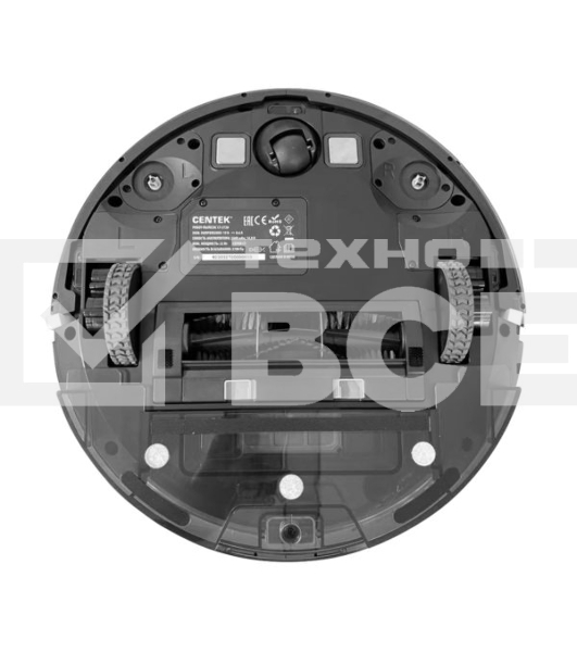 Робот-пылесос Centek CT-2720 черный/синий, 2600 мAч Li-Ion, уборка сухая/влажная, пылесборник контейнер 0.68 л