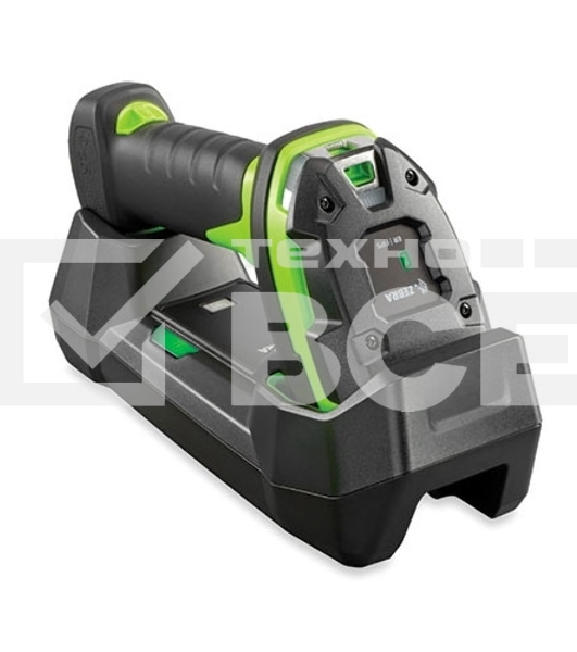 Сканер штрих-кода ручной Zebra DS3678-HD 2D Imager, беспроводной, USB, Bluetooth, зеленый/чёрный