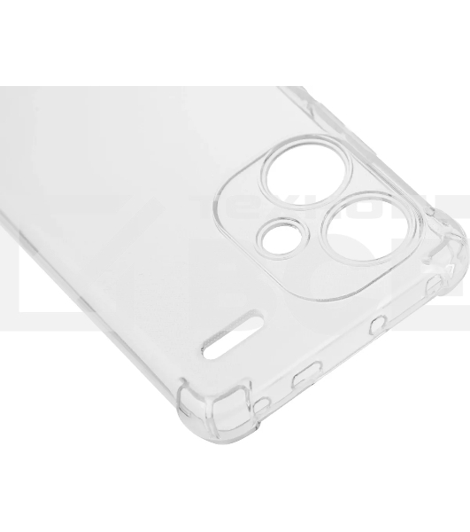 Чехол (клип-кейс) BoraSCO для Xiaomi Redmi Note 13 Pro + прозрачный