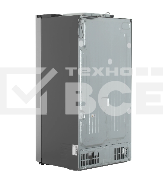 Холодильник LG GC-B257KMHW серебристый двухкамерный 422/206 л., морозилка сбоку, No Frost, Side by Side