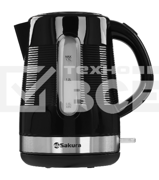 Чайник электрический Sakura SA-2343BK (1.7) черн д