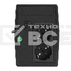 Источник бесперебойного питания ExeGate Power NB-400.LED.AVR.2SH (400VA/240W, LED, AVR, 2*Schuko, батарея 12V 4.5Ah, черный), фото6