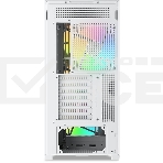 Компьютерный корпус без блока питания SAMA Z60 белый, Midi-Tower, TG, 4x140мм ARGb, 2xUSB 3.0 + 1xUSB 3.1 Type-C, E-ATX, ATX, mATX, mITX белый, фото3