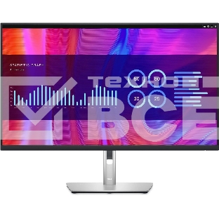 Монитор 32' Dell P3223DE IPS 2560x1440, 60 Гц, 5 мс, 16:9, 350 кд/м², HDMI, 2xDP 1.4, USB-C, USB Hub (4x USB 3.2), Ethernet, черный и серебристый