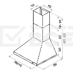 Вытяжка каминная Maunfeld Aire 50 белая, 50 см, 500 куб. м/ч, 48 дБ, фото15