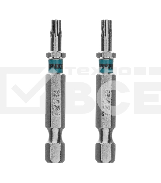 Бита Gross Torx 20х50 мм, сталь S2, шестигр., 2 шт.
