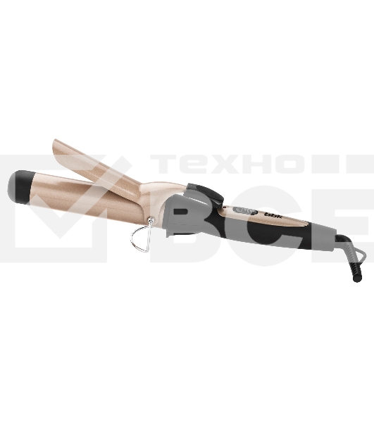 Щипцы для завивки волос BBK BST2502 черный/шампань, 32 мм, 200 °C, 1 режим