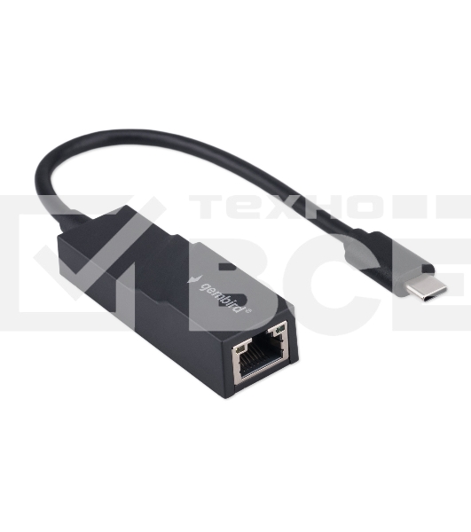 Сетевой адаптер Ethernet Gembird A-CM-LAN-01 USB C-type - Fast Ethernet adapter