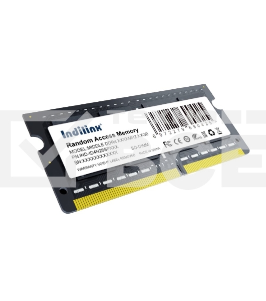 Оперативная память Indillinx, DDR4, 8GB (1x8 GB), 3200 MHz, CL22, SO-DIMM