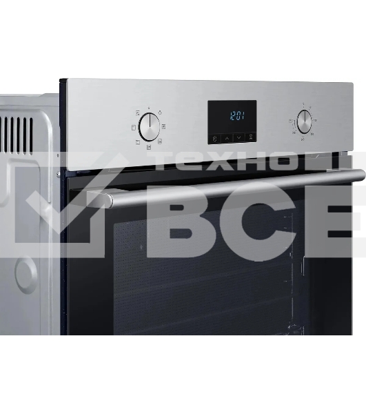 Встраиваемый духовой шкаф электрический Samsung NV68A1145CS/WT нержавеющая сталь