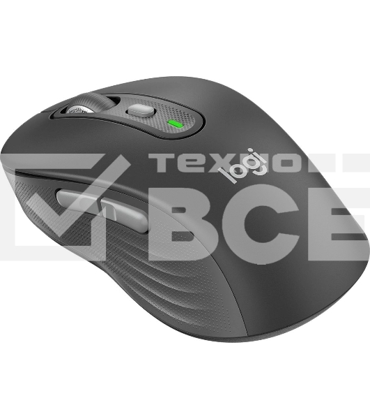 Мышь беспроводная Logitech M750 графитовый, 4000 dpi, радиоканал, Bluetooth, USB, кнопки - 5