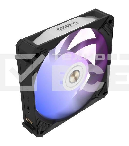 Вентилятор для корпуса Alseye i12B-K10 черный, 120 мм, 1800 об/мин, 33.2 дБ, 4 pin