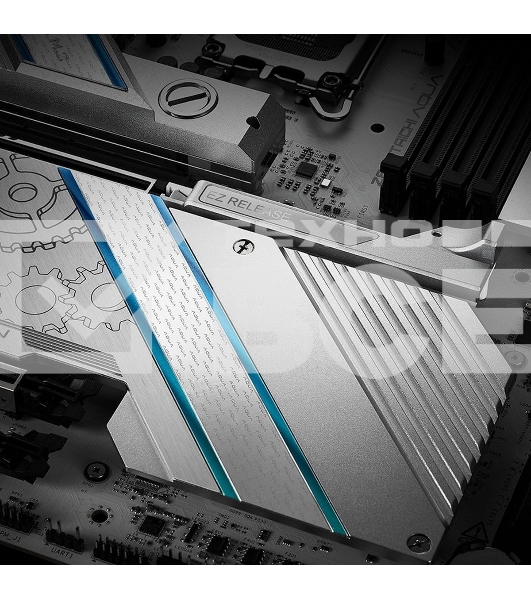 Материнская плата ASRock Z890 Taichi AQUA, LGA 1851, Intel Z890, 4xDDR5, 4xSATA, 6xM.2, 2xPCIe 5.0 x16, 1xPCIe 4.0 x16, 1xUSB-C 20Gbps, 4xUSB-A 3.2 Gen 1/2, 2xThunderbolt 4, 1x10Gb LAN, 5.1, E-ATX
