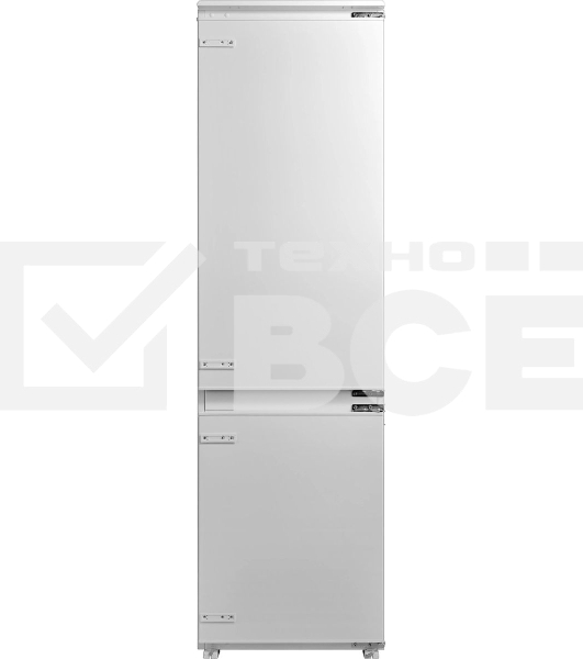 Встраиваемый холодильник Hyundai HBR 1946 2-хкамерн. белый