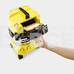 Строительный пылесос Karcher WD 4 S V-20/5/22 (1.628-260.0) желтый, 240/1000 Вт, уборка сухая/сбор воды, пылесборник мешок/контейнер, 20 л, фото8