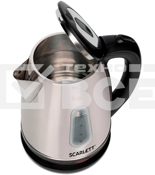 Чайник электрический SCARLETT SC-EK21S36, 1.8л, 2200Вт, черный