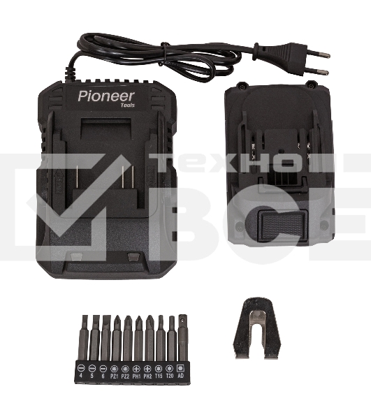 Дрель-шуруповерт аккумуляторная Pioneer CD-E2012BL-01C