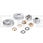 Набор термостатический для радиатора угловой Royal Thermo Design Pro 15 мм М30х1,5 (Хром), фото7