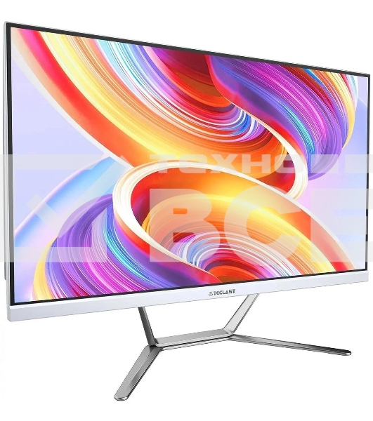 Моноблок Teclast K24 Air 23.8' Full HD i5 12600H (2.7) 32Gb SSD 1Tb Iris Xe Windows 11 Pro GbitEth WiFi BT 120W клавиатура мышь белый 1920x1080