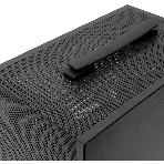 Компьютерный корпус без блока питания Case HSPD M211, Mesh Mini-tower, Black, TG, 0.7 SPCC, no fans,mATX, mITX, 175/330/150мм, 2x2.5', 1x3.5', 4xPCI, 2xUSB-A 3.0, ARGb strip, 336x211x350мм, фото4