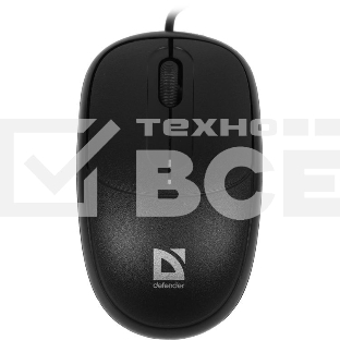 Мышь проводная Defender Datum MS-980 черный, 1000 dpi, USB, кнопки - 3