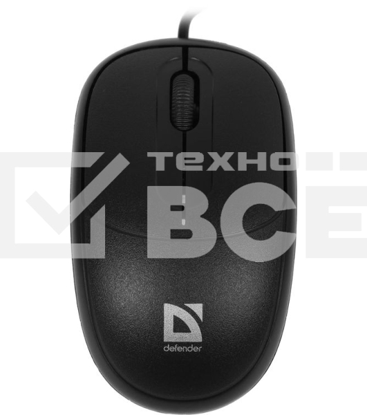Мышь проводная Defender Datum MS-980 черный, 1000 dpi, USB, кнопки - 3