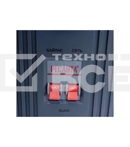 Стабилизатор напряжения Ресанта АСН-12000/1-Ц электронный однофазный серый