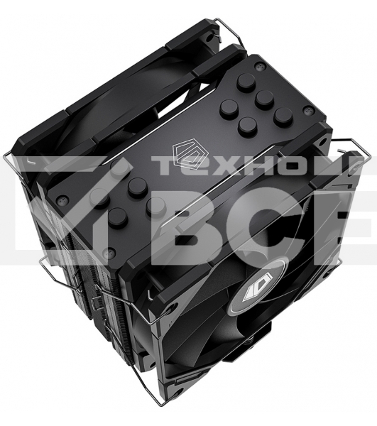 Кулер для процессора ID-COOLING SE-225-XT-BLACK-V2 черный 120мм алюминий+медь 1800rpm 35.2db 4-pin 220W 154мм