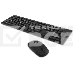 Клавиатура + мышь Оклик S255W клав:черный мышь:черный USB беспроводная Multimedia (1909361), фото6