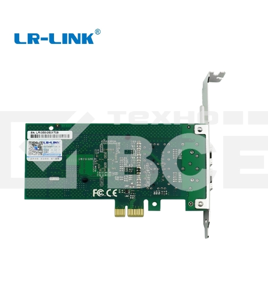 Сетевая карта LR-Link NIC PCIe x1, 2 x 1G SFP , Intel i350 chipset