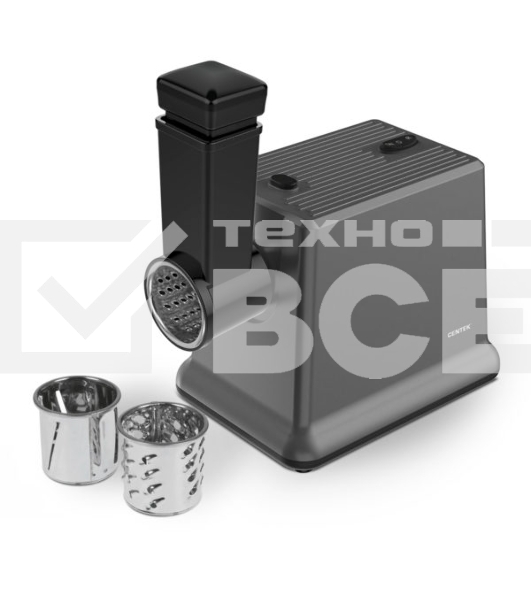 Мясорубка Centek CT-1625 2000 Bт, 2 кг/мин, реверс, 2в1 мясорубка/овощерезка, 2 диска, 5 насадок