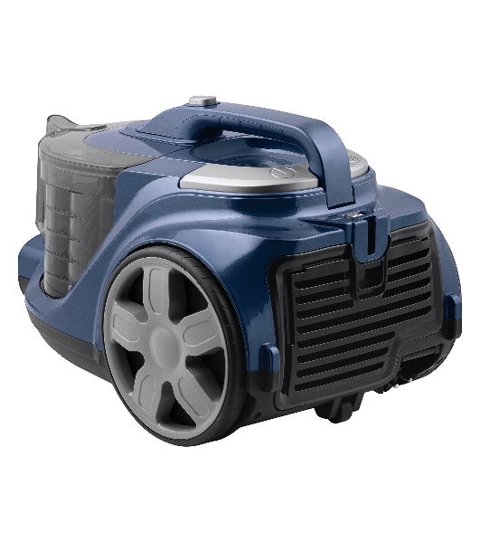 Пылесос BBK BV1901 синий/серый, 400/2200 Вт, уборка сухая, пылесборник контейнер 3 л