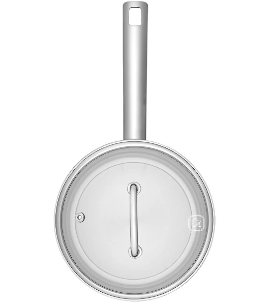 Ковш Rondell Solo RDS-1601, 1.3л, с крышкой, стальной