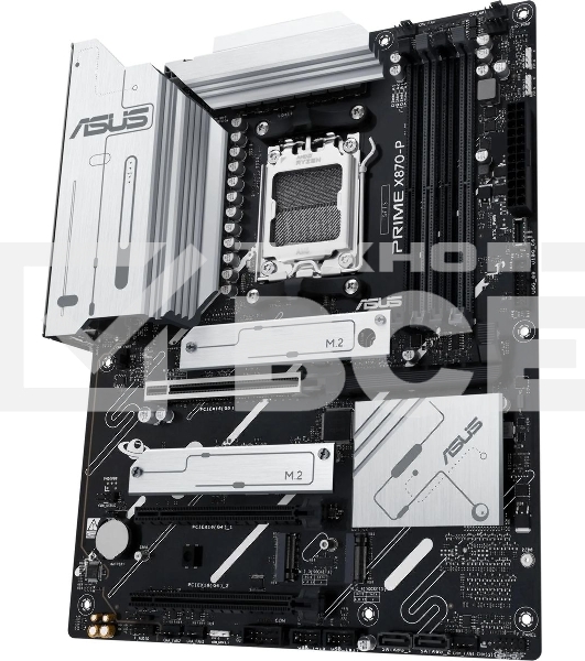 Материнская плата ASUS PRIME X870-P, AM5, AMD X870, 4xDDR5, 2xSATA, 4xM.2, 1xPCIe 5.0 x16, 2xPCIe 4.0 x1, 1xHDMI, 2xUSB-C, 1x 2.5Gb LAN, 4xUSB-A 3.2 Gen 1, 1xUSB-A 3.2 Gen 2, 4xUSB-A 2.0, 3x3.5 мм, 7.1, ATX