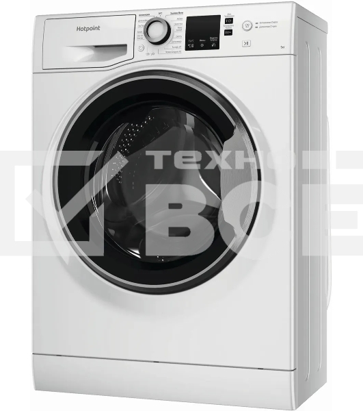 Стиральная машина Hotpoint NUS 5015 S RU  белый, загр.фронтальная, макс.: 5 кг, 1000 об/мин, класс: А