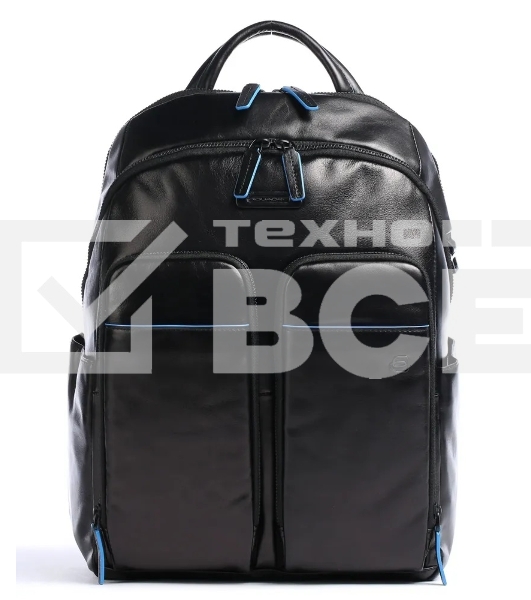 Рюкзак мужской Piquadro Blue Square CA5574B2V/N черный натур.кожа