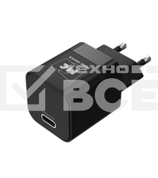 Сетевое зарядное устройство MORE CHOICE (4620202555847) NC86a 1Type-C 3.0A PD 20W для Type-C Type-C, черный