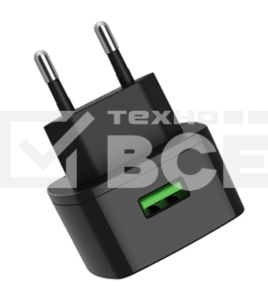 Сетевое зарядное устройство HOCO (6931474706638) HOCO C70A Cutting-edge single port QC3.0 черный