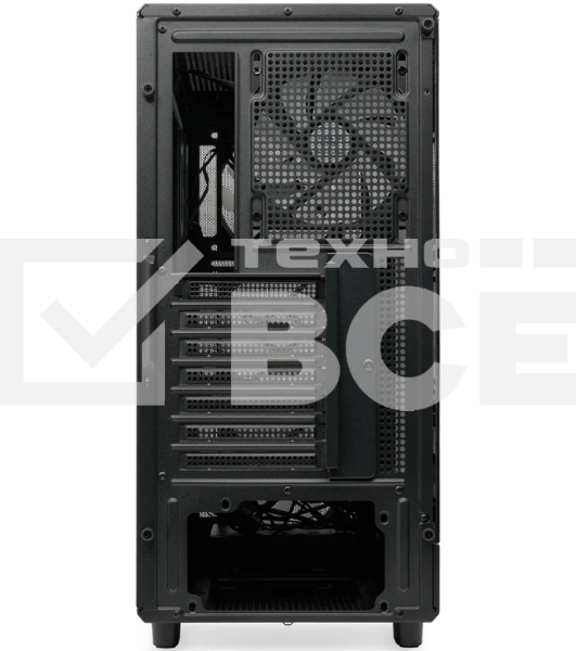 Компьютерный корпус HSPD M510, Mesh Mid Tower, черный, TG, 0.5 SPCC, 4x120мм ARGB ATX, mATX, mITX 180/280/160мм 1x2.5', 1x3.5', 7xPCI 2xUSB-A 3.0 517x277x418мм