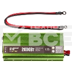 Автомобильный инвертор (преобразователь) постоянного тока 12В в переменный ток 220В, модель QUMO QAI-904-2000 (Inv 004), максимальная выходная мощность 2000Вт, фото5