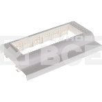 Рамка-суппорт DKC BRAVA PDA-3BN 100 под 6 модулей 10653, фото 1